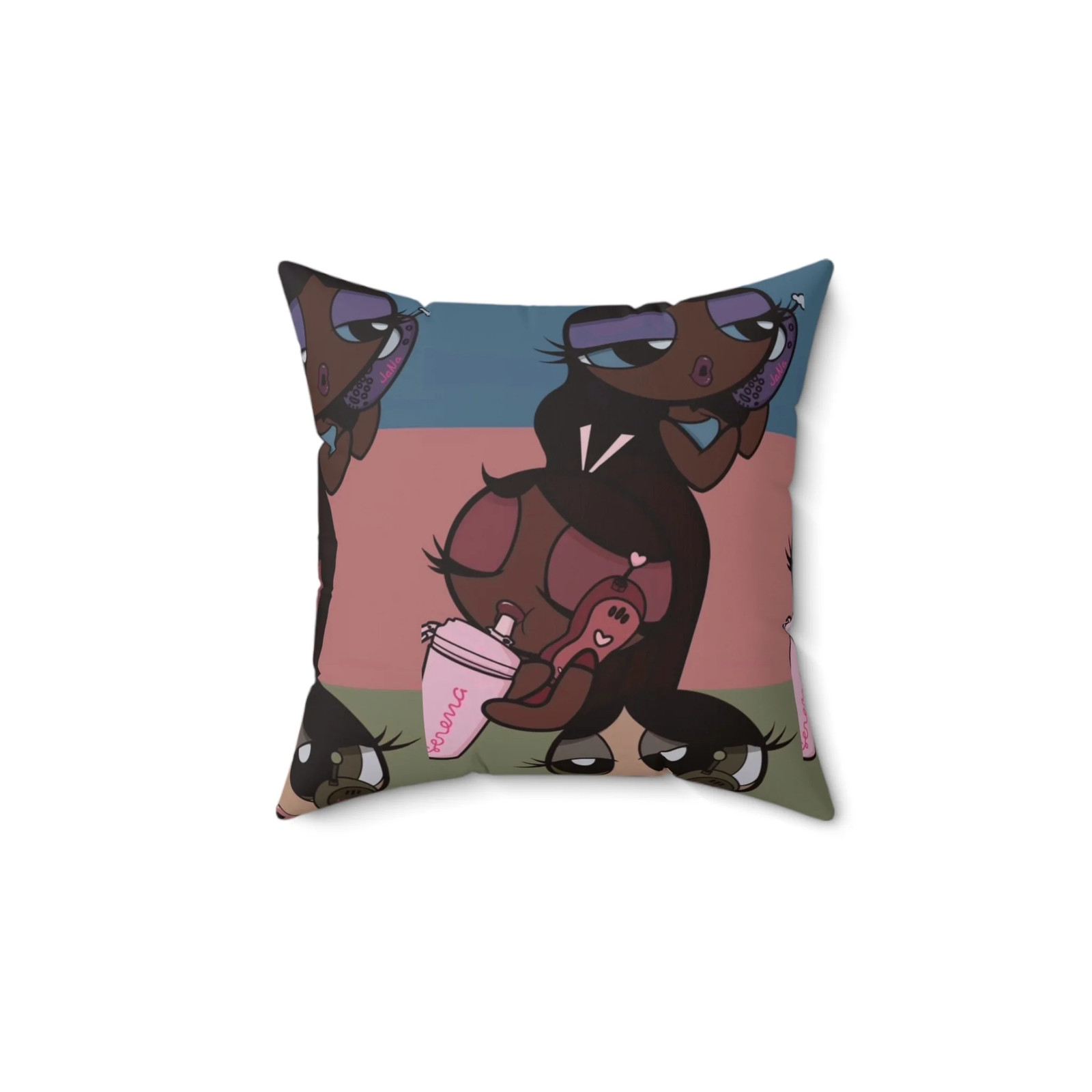 ImJustAGirl🫧🩷~ Faux Suede Square Pillow