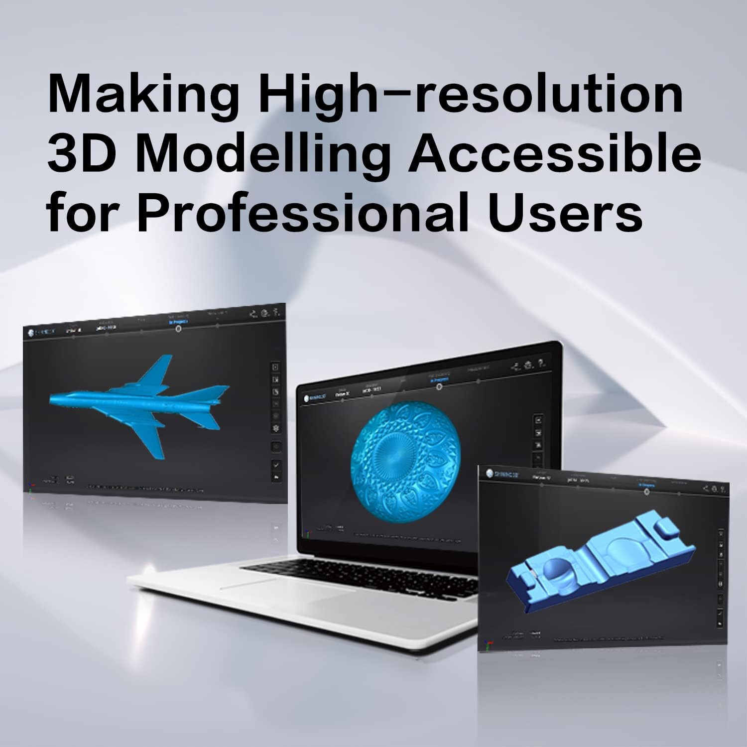 EinScan SP V2 3D Scanner – High Accuracy, Tripod, Supports MacOS & Windows