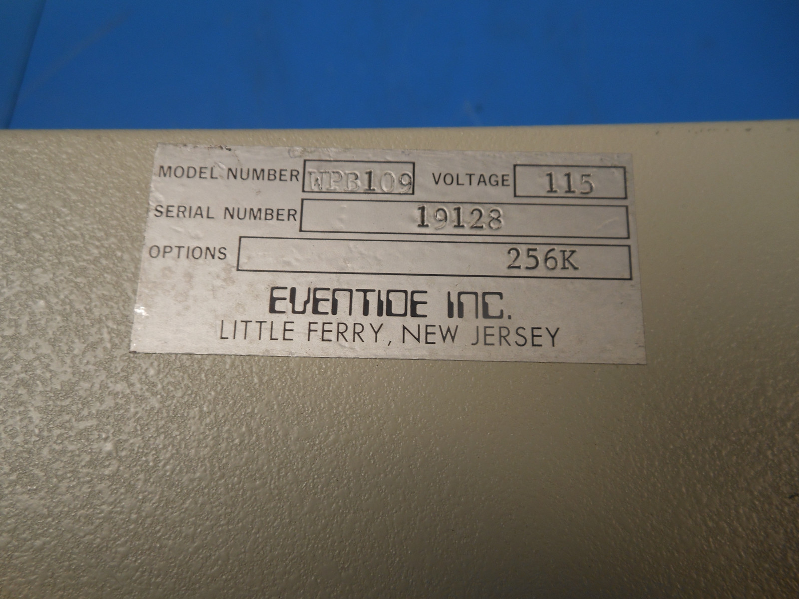 Eventide Intelligent Buffer Model Expressway WPB-109