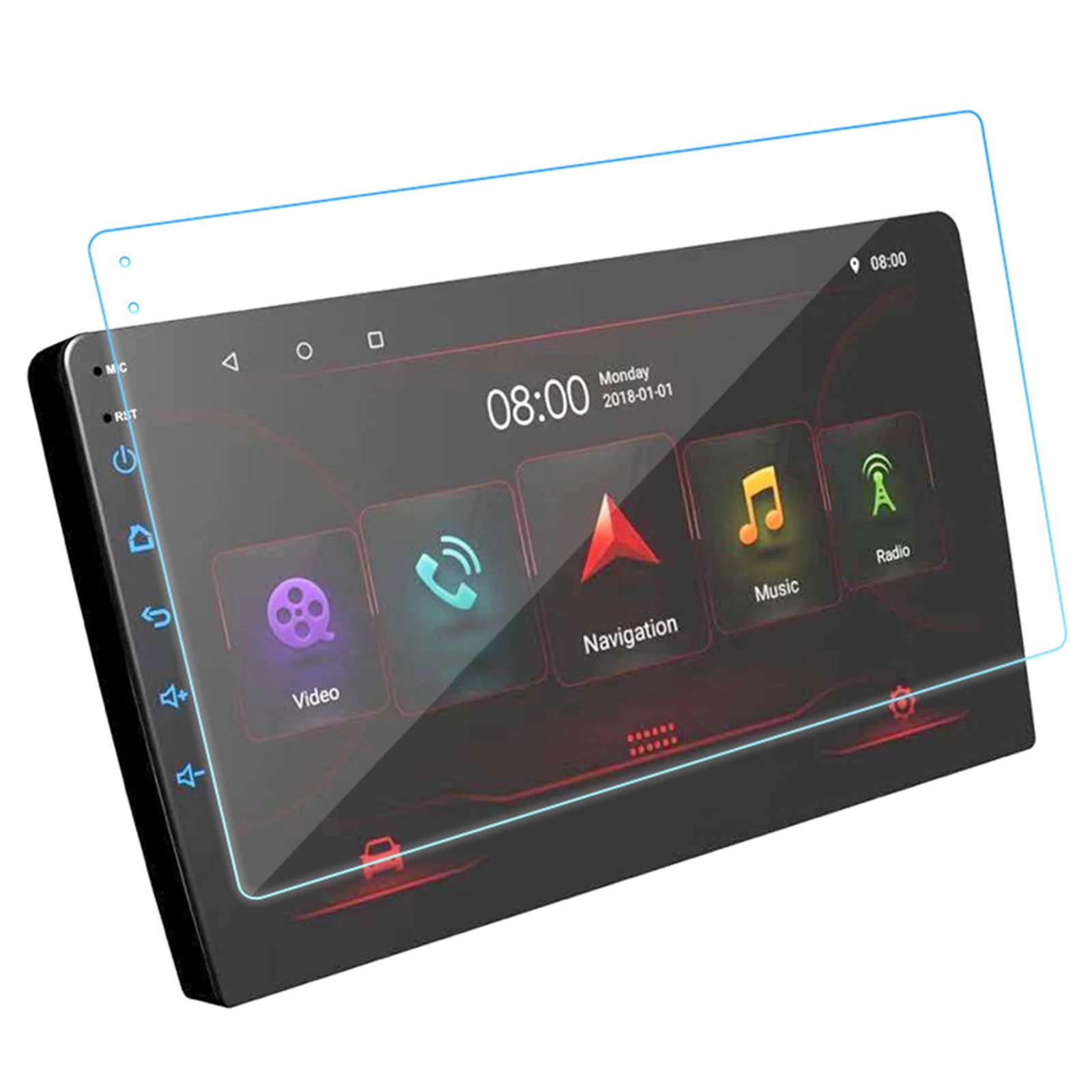 Buachois Screen Protector Foils9Inch Car Navigation Touchscreen Protector