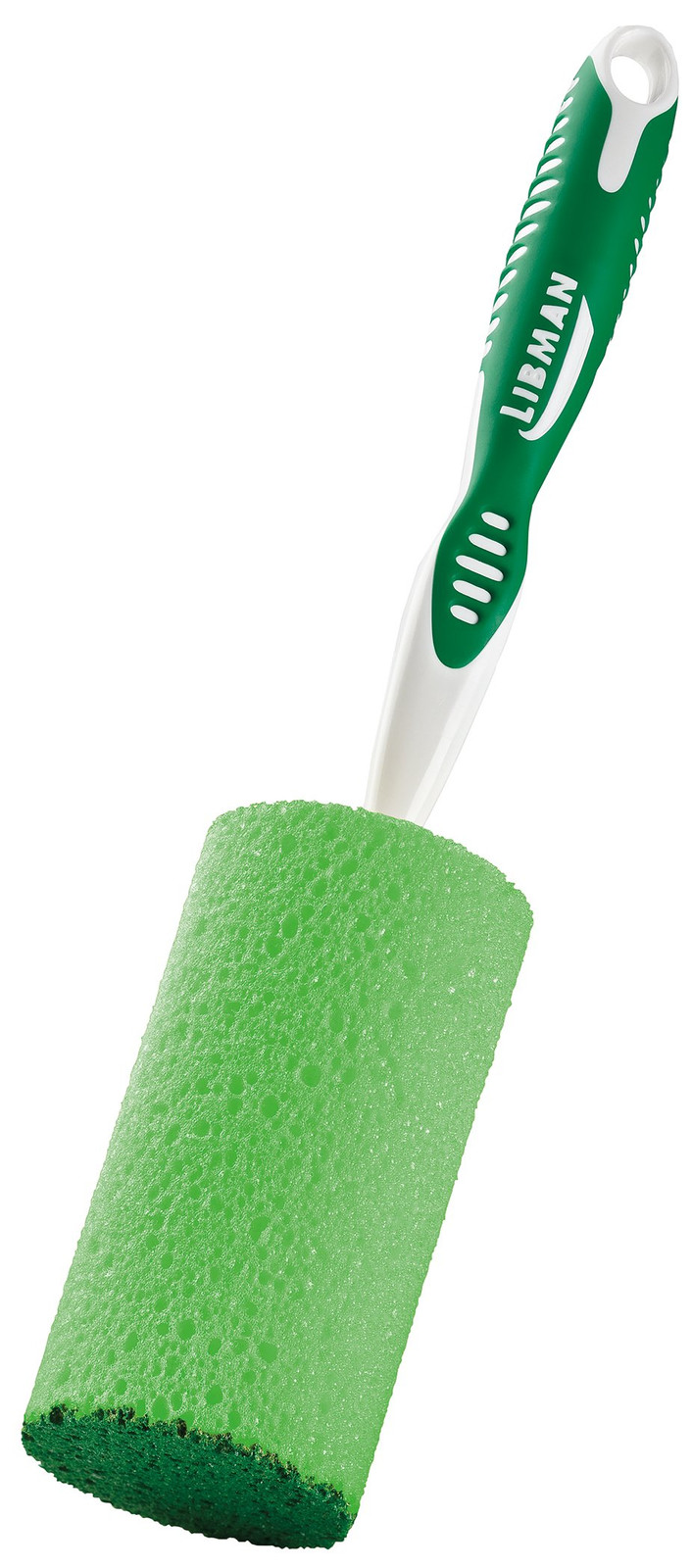 Libman Glass Dish Sponge with Handle Soft Scrubber for Delicate Glassware