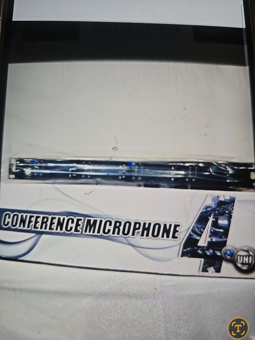 4 Wireless Microphone System, Quad Channel Wireless Mic, w/ 4x50 UHF Frequency