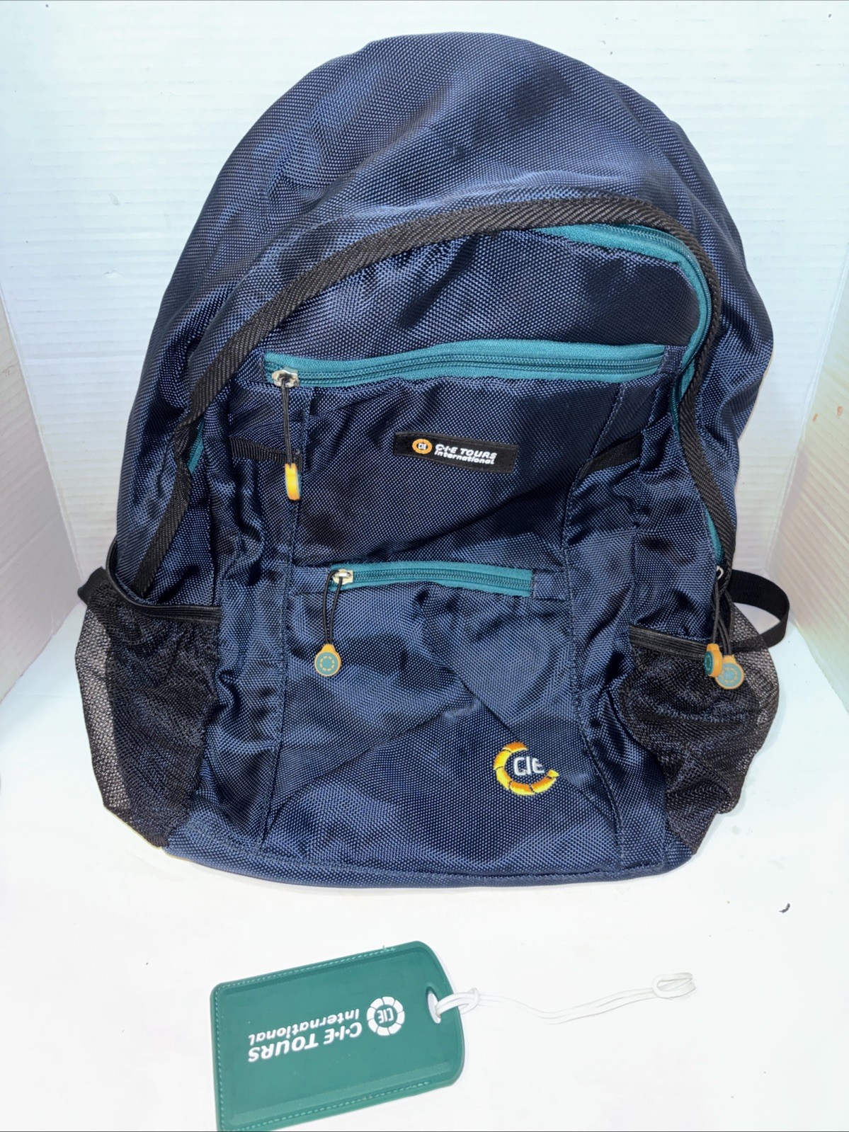 CIE Tours Ireland Scotland Travel Bag W/Pouch Bag Hiking Backpack Outdoor Navy