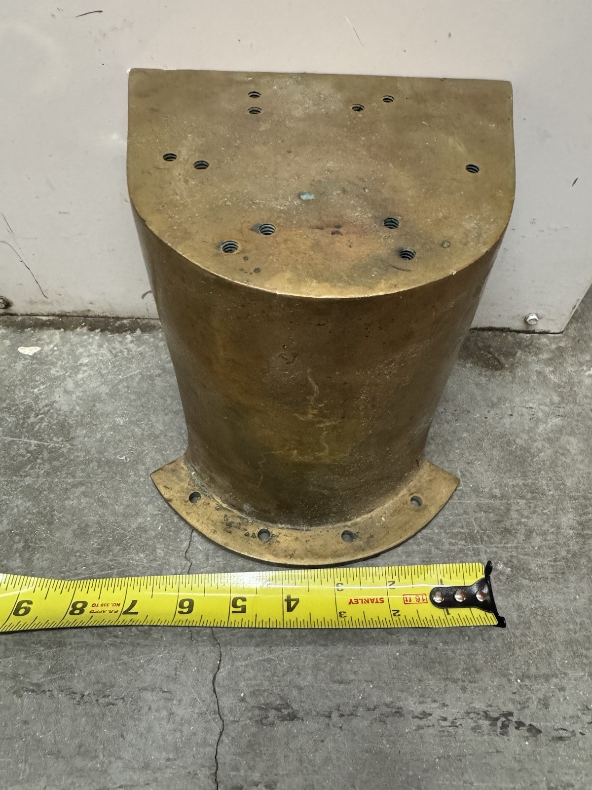 Pair Of Bronze Winch Bases