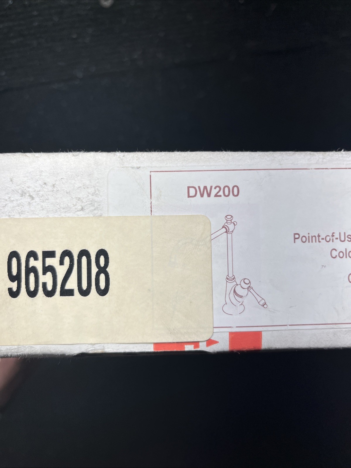 Franke DW200 Faucet Chrome – Cold Water Only – New, Open Box