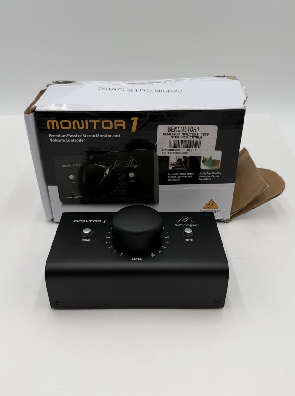 Behringer MONITOR1 Premium Passive Stereo Monitor and Volume Controller