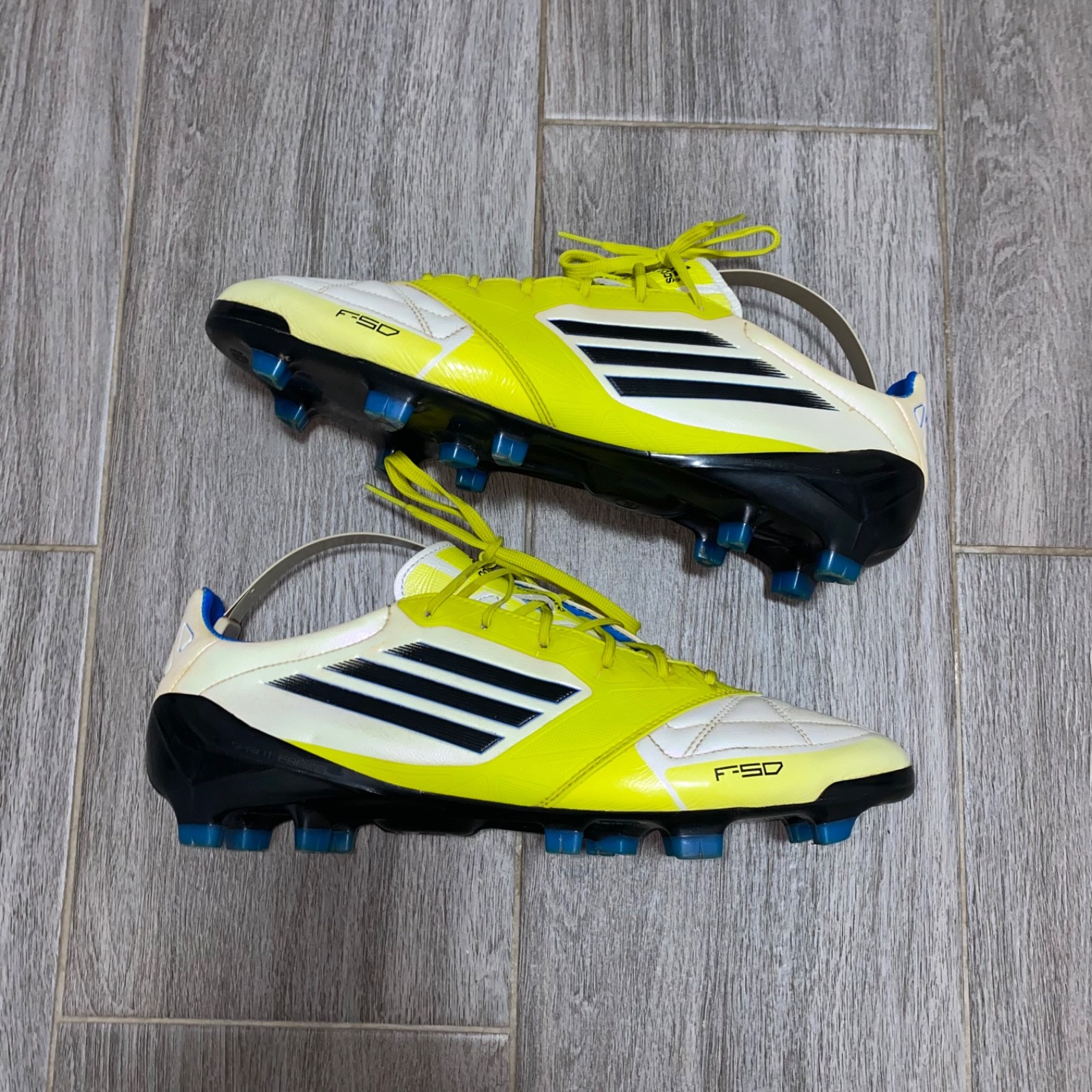 Adidas Adizero F50 FG Elite Leather Soccer Cleats Football Boots US10.5 UK10