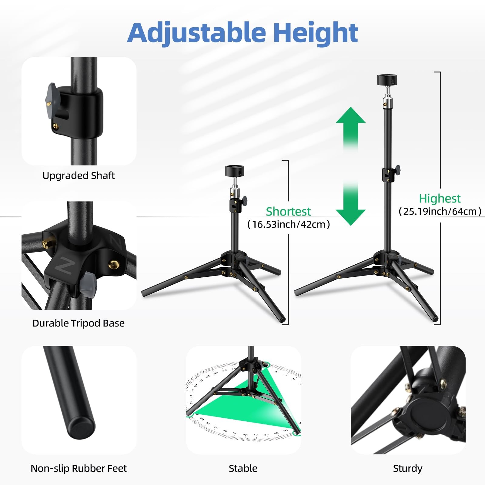 for Starlink Mini Tripod with Adapterfor Both 2025 New&Old Version, Adjustable