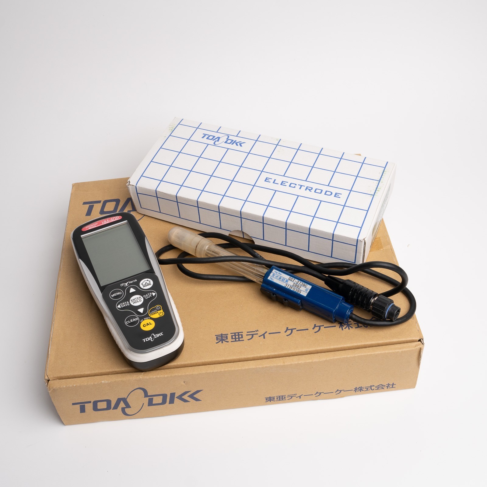 DKK-TOA HM-40P Portable pH Meter Analyzer w/ GST-2739C Electrode Tested TOA DKK