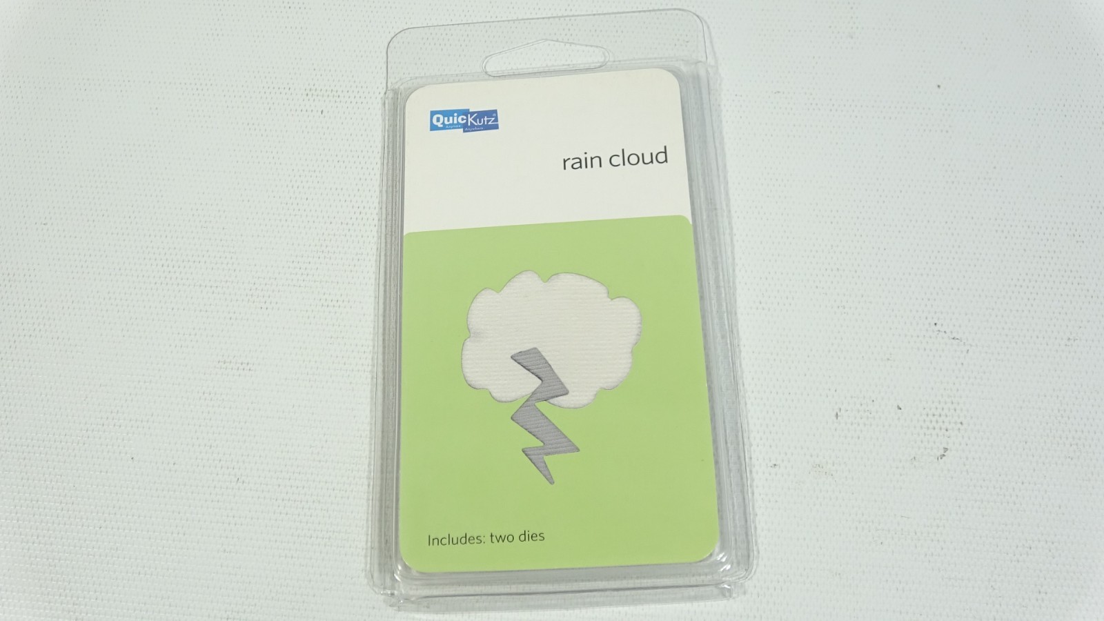 2009 QuicKutz Metal Die KS-0927 Rain Cloud  - Lightning - Cloud  Storm Theme