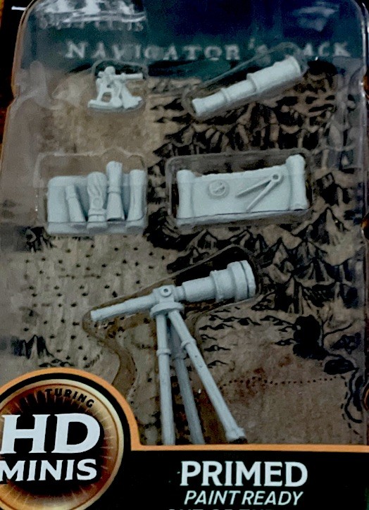 Navigator’s Pack Wizkids Deep Cuts Miniatures Primed Unpainted New!