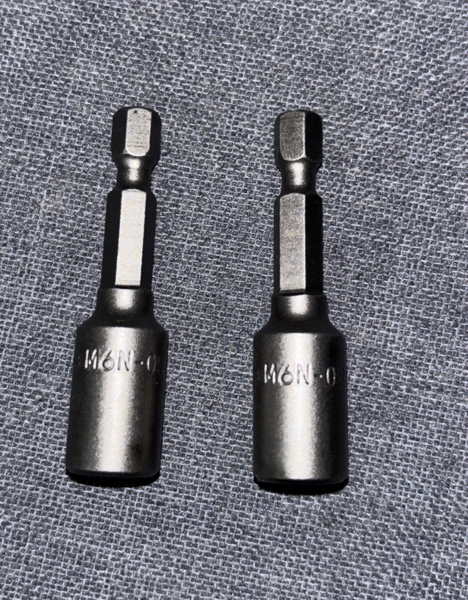 Apex M6N-0810-2 1/4 Magnetic Drive Nutsetter 2pack