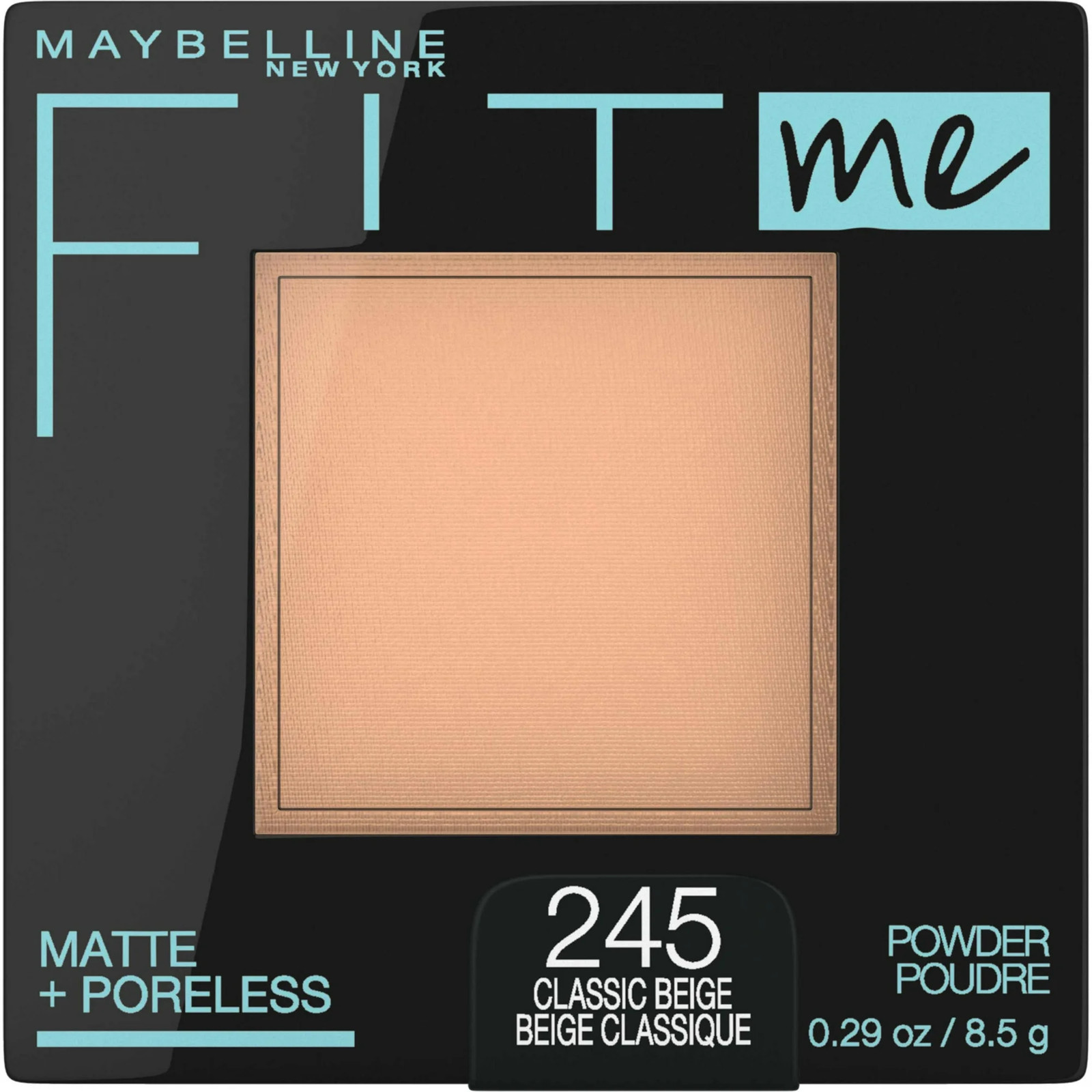 SET OF 2 Maybelline Fit Me Matte + Poreless Powder Foundation, 245 Classic Beige