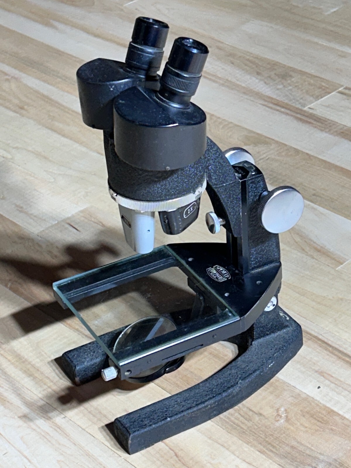 Vintage American Optical, Series 25 60's Stereo Microscope w/ 3 Magnifications