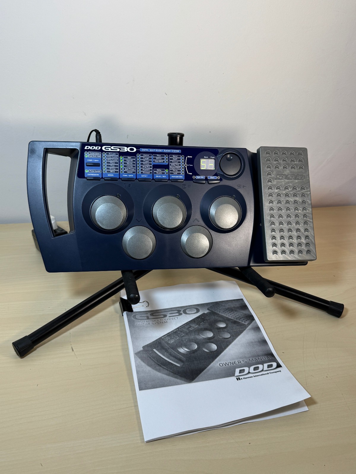 DOD GS30 - Digital Multi Effect - Guitar Effects Processor - w/ Manual and Power