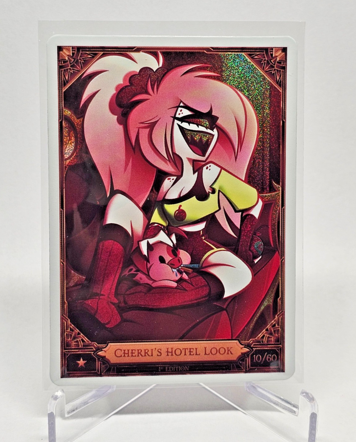 Hazbin Hotel Trading Card Season 2 - CHERRI’S HOTEL LOOK 10/60 FOIL - 1st Ed