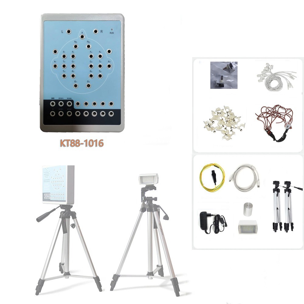 CONTEC 16 Channel EEG Digital Brain Electric Activity Mapping software KT88-1016
