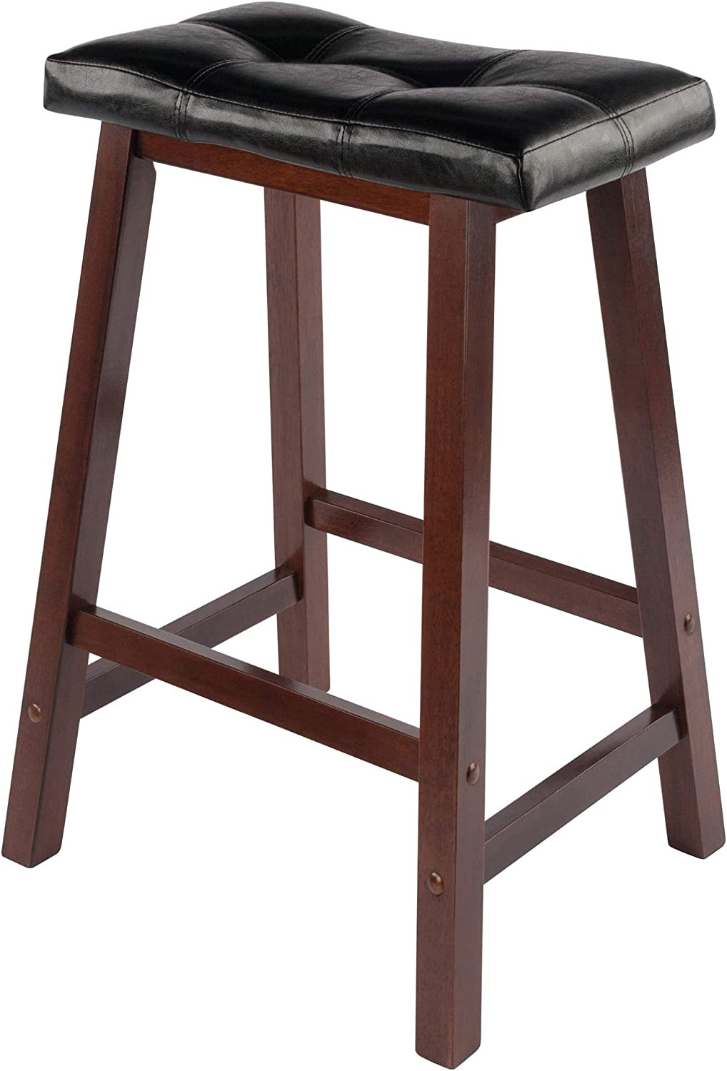 Mona Stool, 24", Antique Walnut