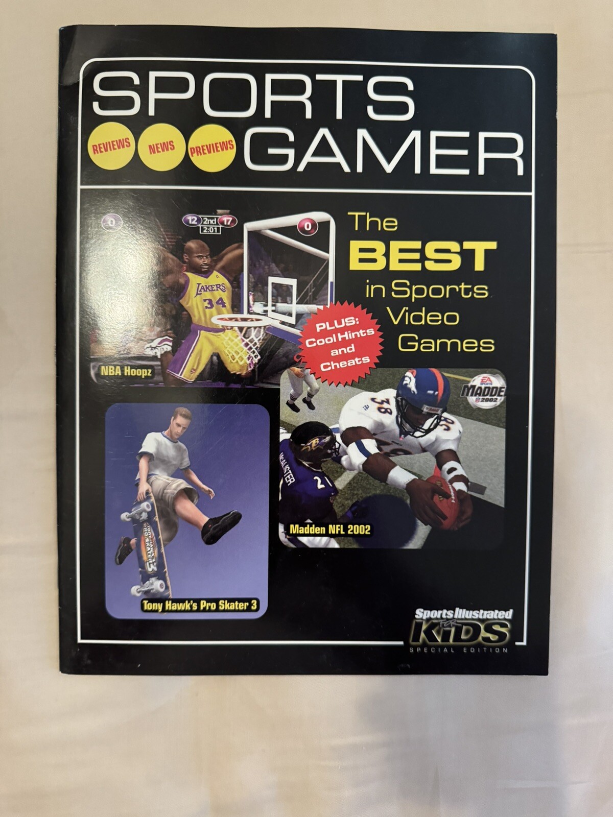 Sports Illustrated For Kids Sports Gamer Video Game Magazine Tiger Woods - Rare