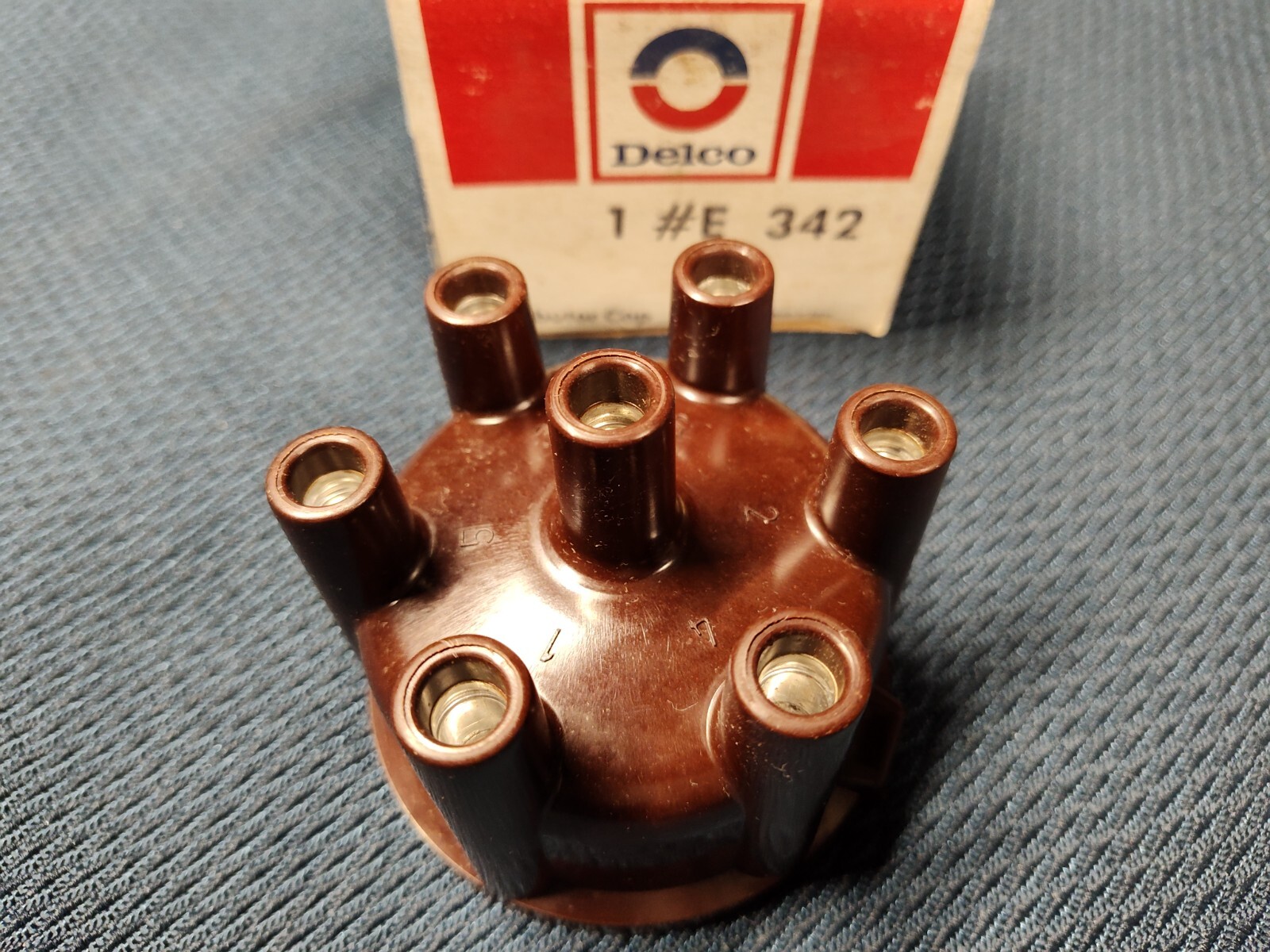 Delco # E-342 Distributor Cap - W Germany - GM # 1972658