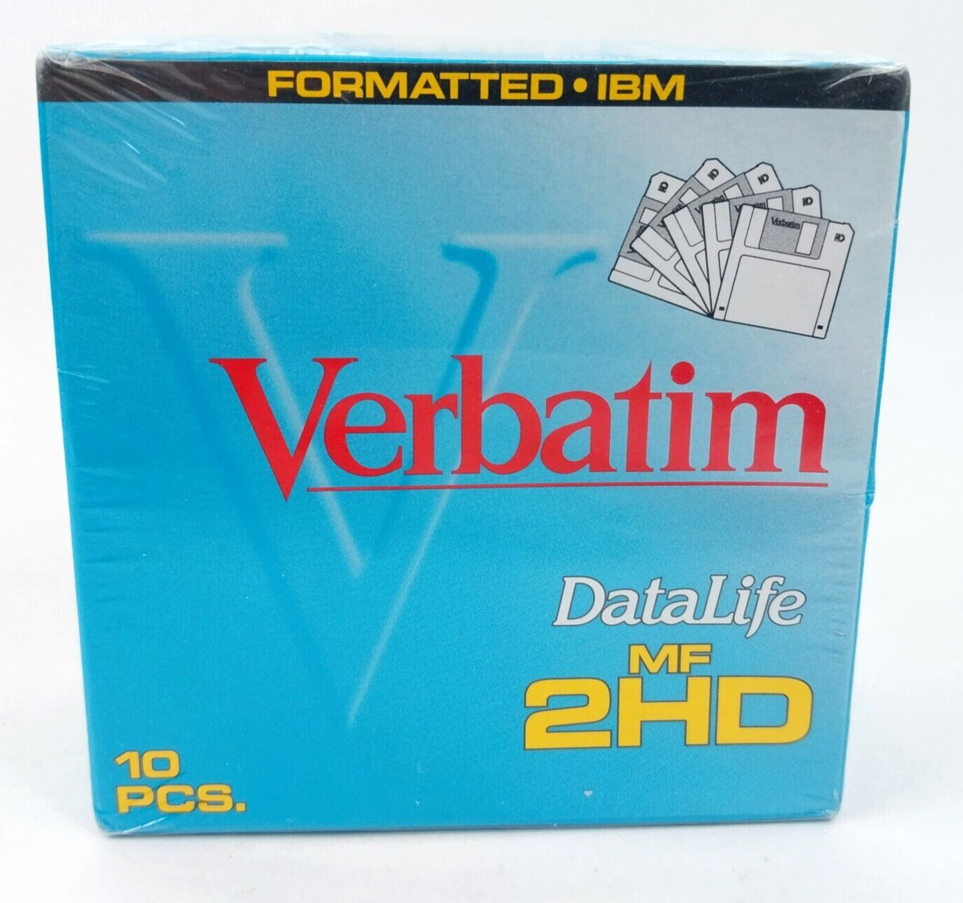 Verbatim MF 2HD 3.5" Floppy Disks Diskettes 1.44 Mb 10 pack DataLife SEALED NEW