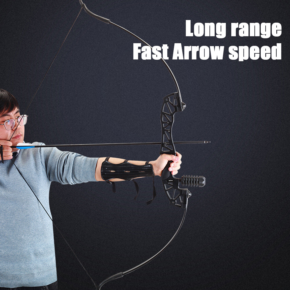 40lbs 53" Takedown Recurve Bow Right Hand Target Arrow Shooting Practice Bow Set