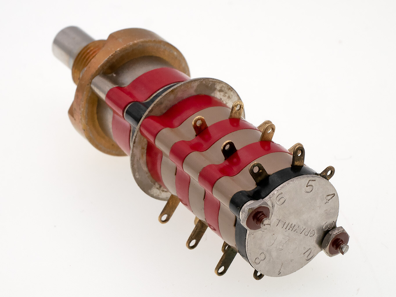 Grayhill 1-Pole 3-Deck 6-Position Rotary Switch 09A45, NOS