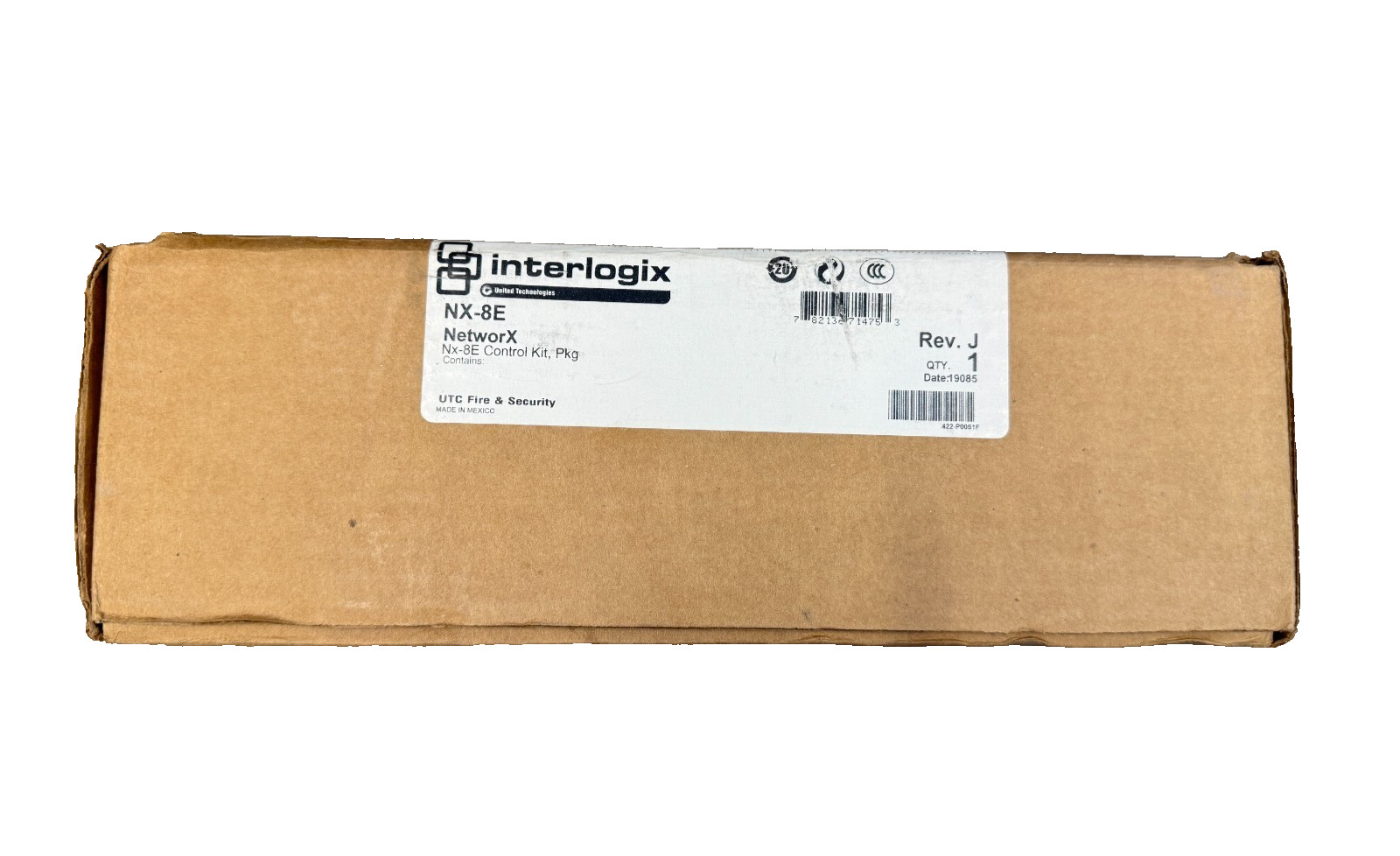 Interlogix GE Security NX-8E Alarm Control Panel Board & Enclosure KIT
