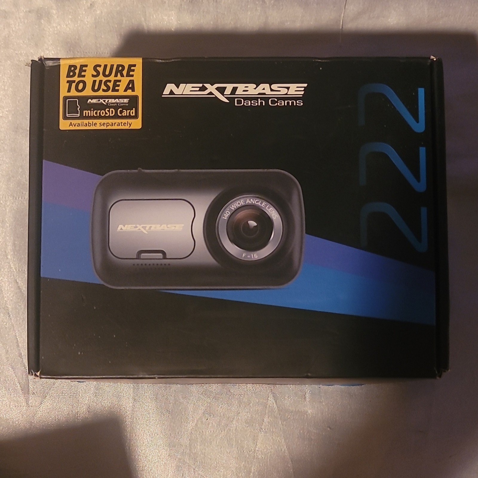 Nextbase 222 Dash Camera Wpro Mount NBDVR222 1080p 2.5" Screen