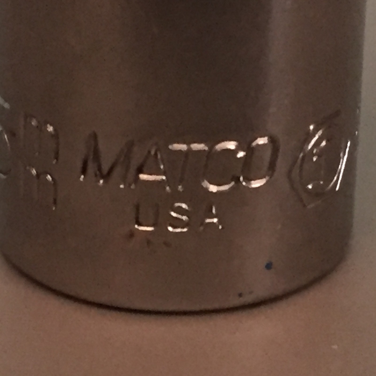 MATCO TOOLS B15M6A 3/8" DRIVE 15MM SOCKET SHALLOW 6 POINT USA