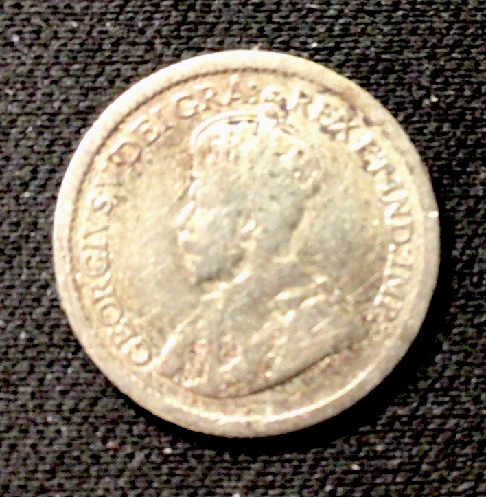 1914 Canada Silver! 5 Cents! ENN Coins