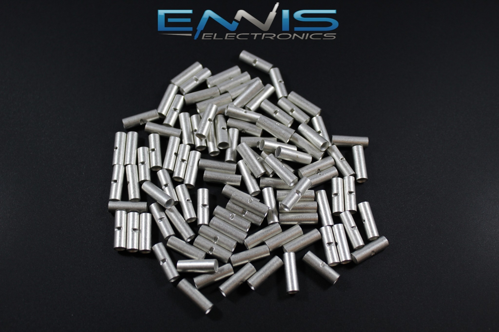 10-12 GAUGE 25 PK UNINSULATED NON INSULATED BUTT CONNECTOR CRIMP TERMINAL WIRE