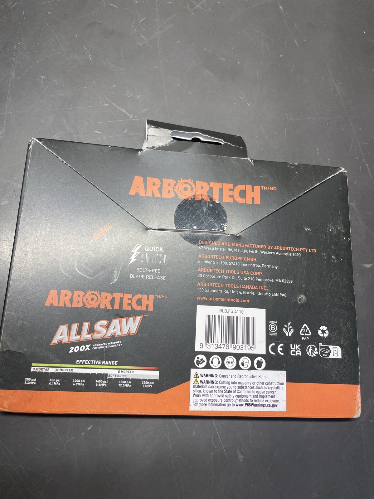 Arbortech ALLSAW BA200X/AS200X | Quick Switch BLB.FG.4110