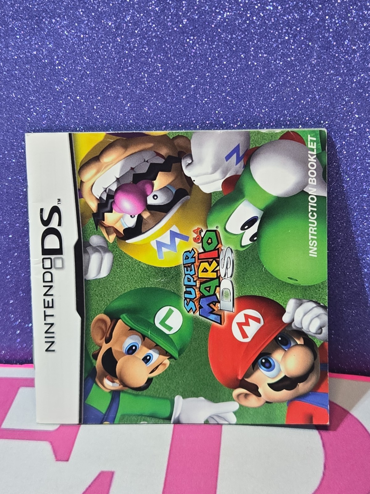 Super Mario 64 DS Instruction Manual Booklet ONLY!! (DS) *US VERSION*