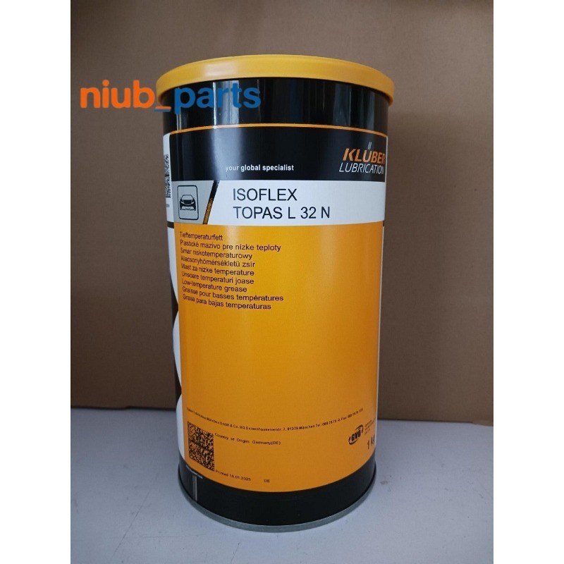 KLUBER Lubrication ISOFLEX TOPAS L 32 N Grease 1kg ( 35.3 OZ) L32N New free ship