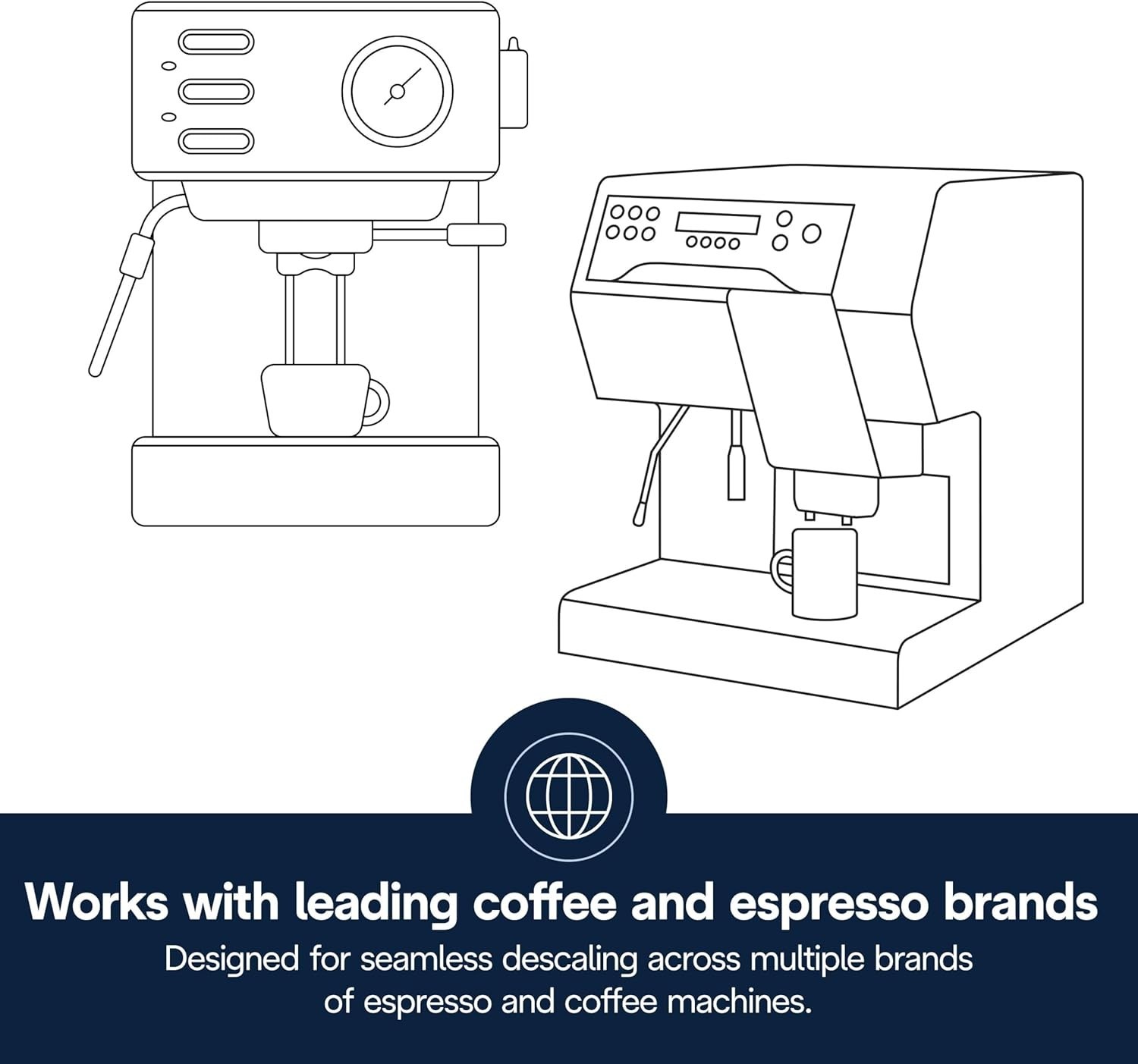 NEW DeLonghi EcoDeCalk Natural Descaler for Coffee Machines 16.90 oz SHIPS FREE