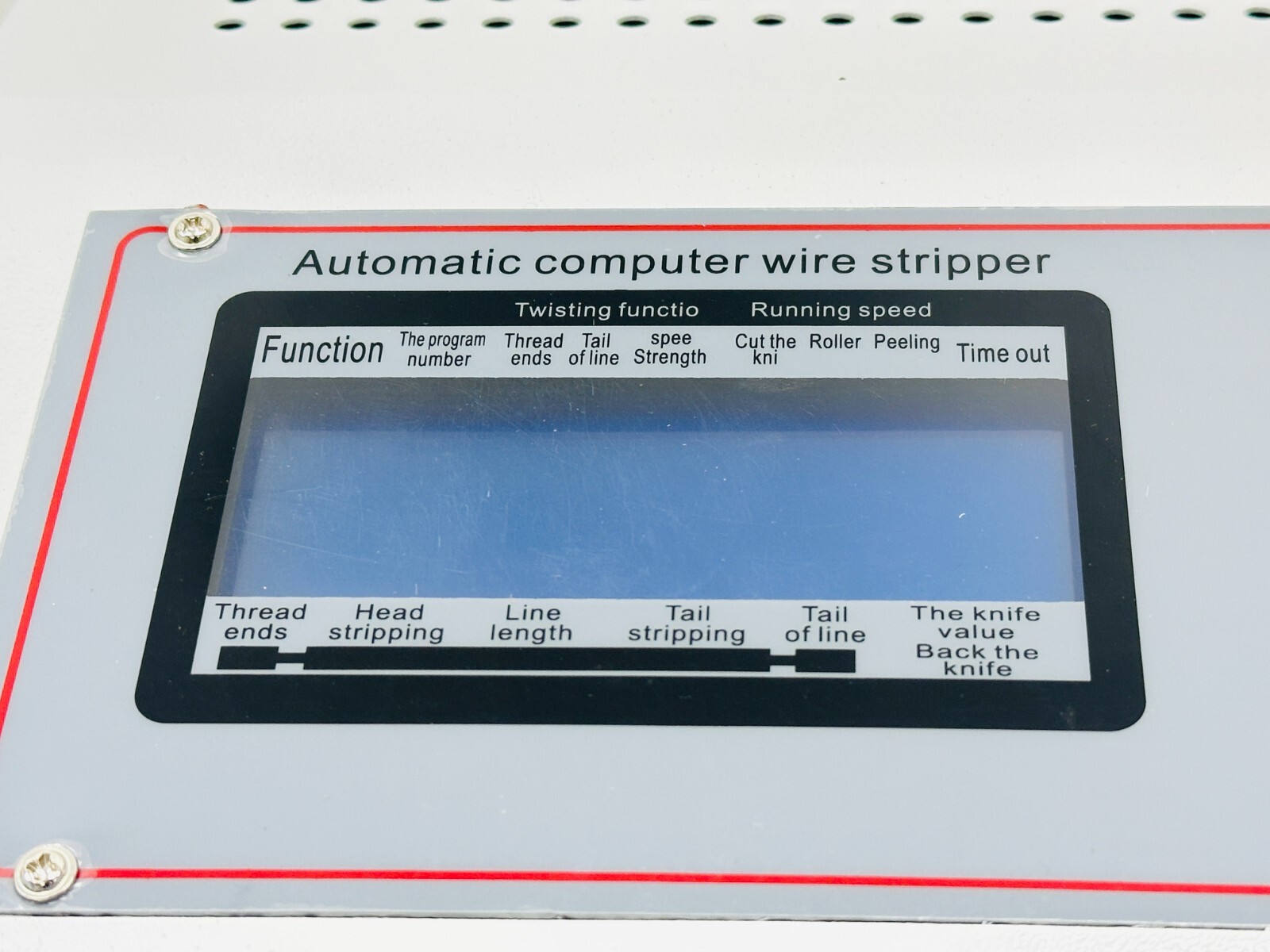 OPEN BOX - Full Automatic Computer wire Stripping Machine - FREE SHIPPING