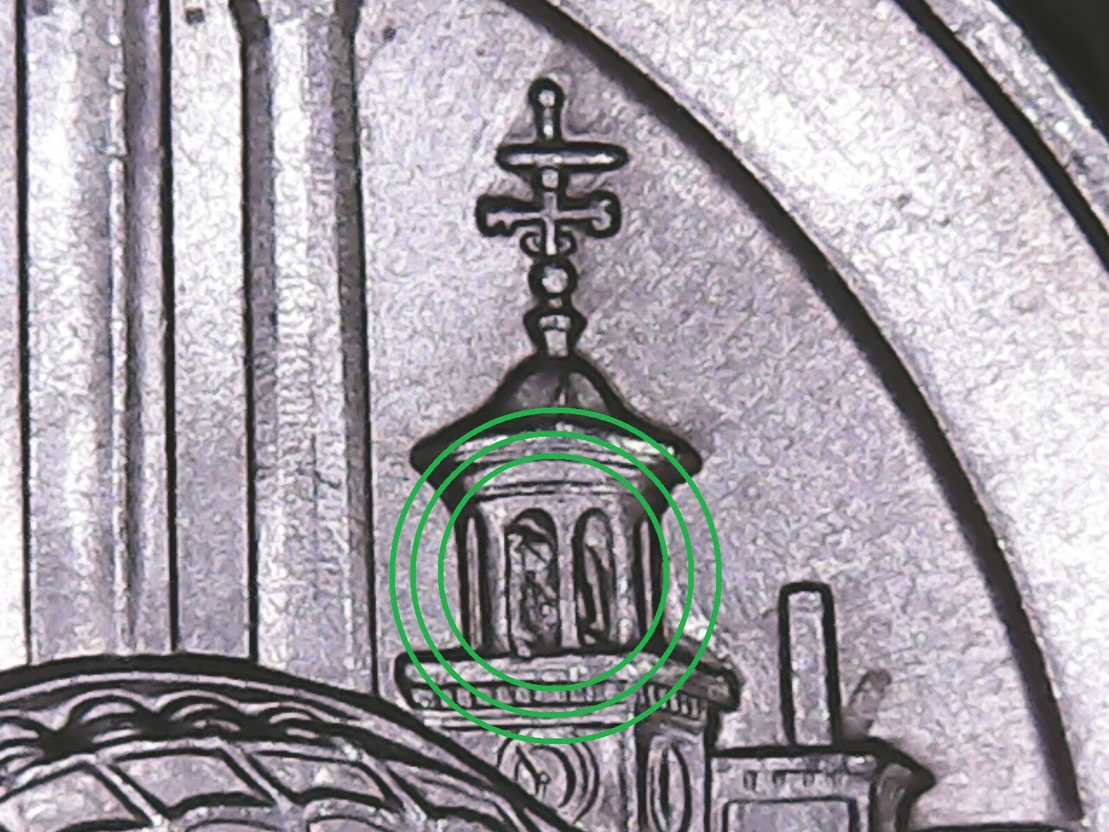 2019 P Lowell ATB Quarter with Die Chips and Die Cracks Mint Error.
