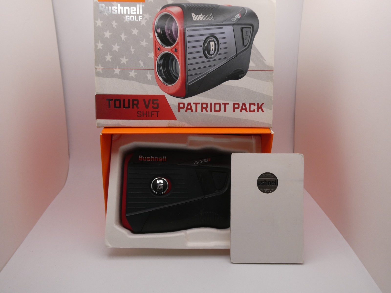 Bushnell Tour V5 Shift Patriot Pack – Golf Laser Rangefinder – Used