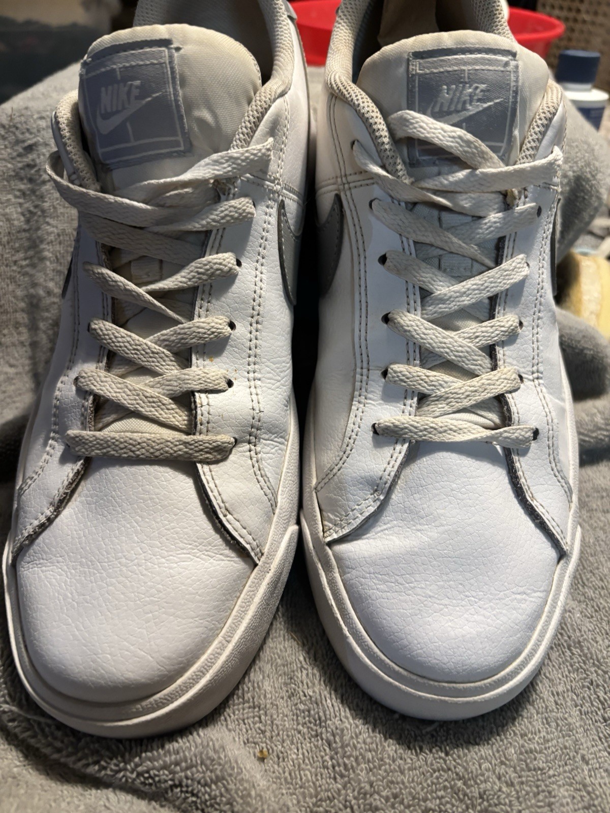 Nike Court Royale AC Low Top Lace-Up Men's Sneakers White/Smoke Grey BQ4222-105