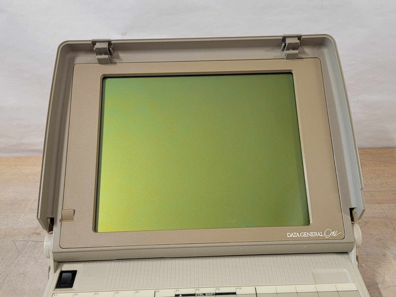 vintage 1980s Data General One Laptop Model 2227 - Untested, No Charger
