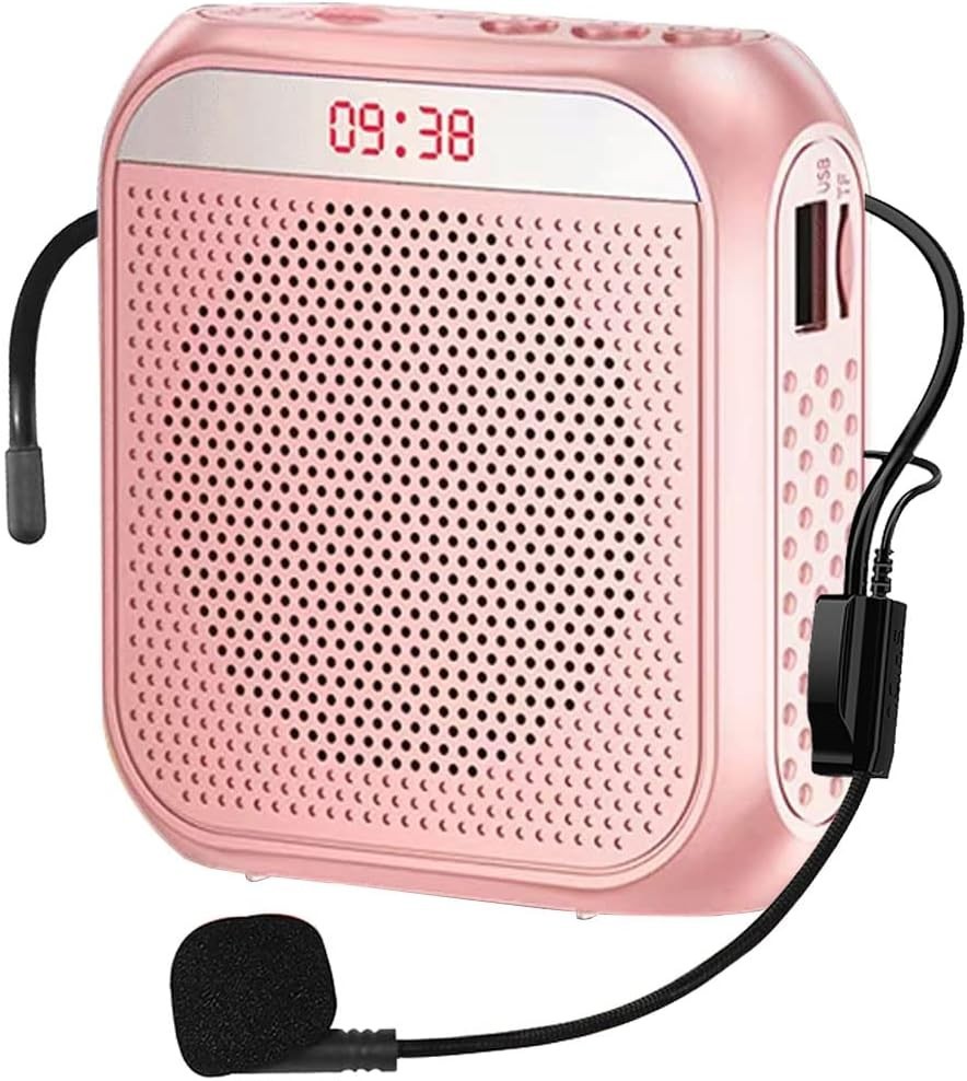 Portable Voice Amplifier for Teachers, 2200mAh Rechargeable Personal Amplifie...