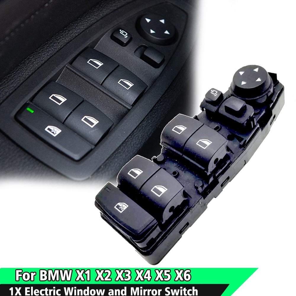 Fits BMW X1 X2 X3 X4 X5 X6 Window Side Mirror Control Switch w Mirror Folding