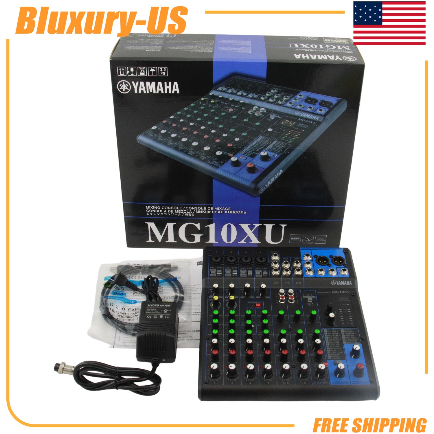 Yamaha MG10XU Mixer with Effects For Professional Live And Studio Recording