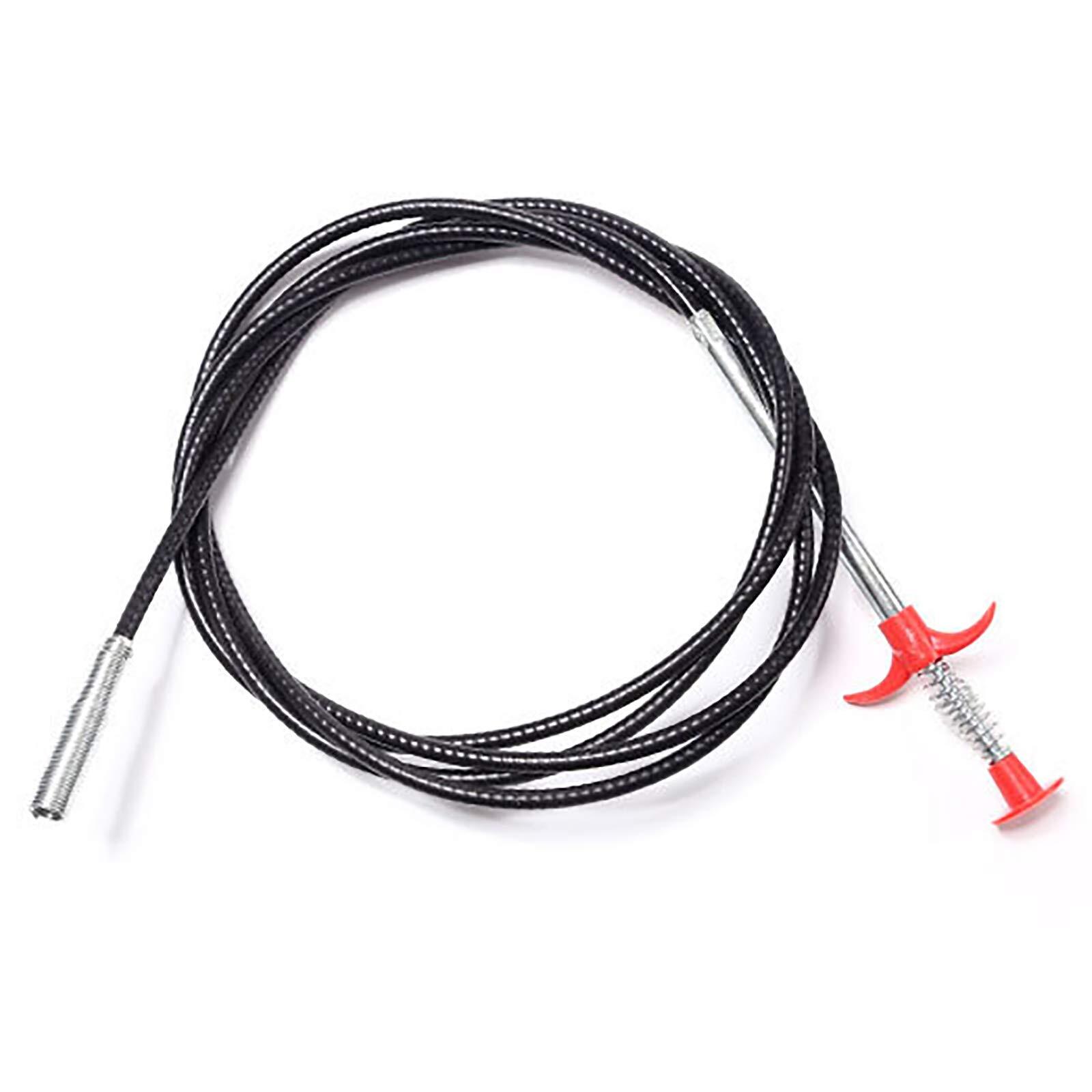 Flexible Grabber Claw Pick Up Reacher 79" Tool for Litter Pick,Sink,Drain,Toilet