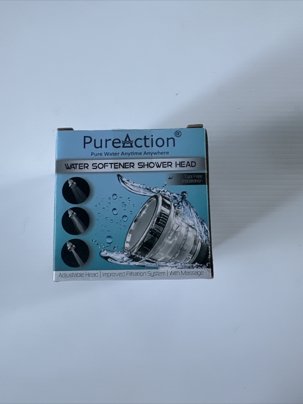 PureAction Water Softener Shower Head Filter for Hard Water Chlorine & Fluoride