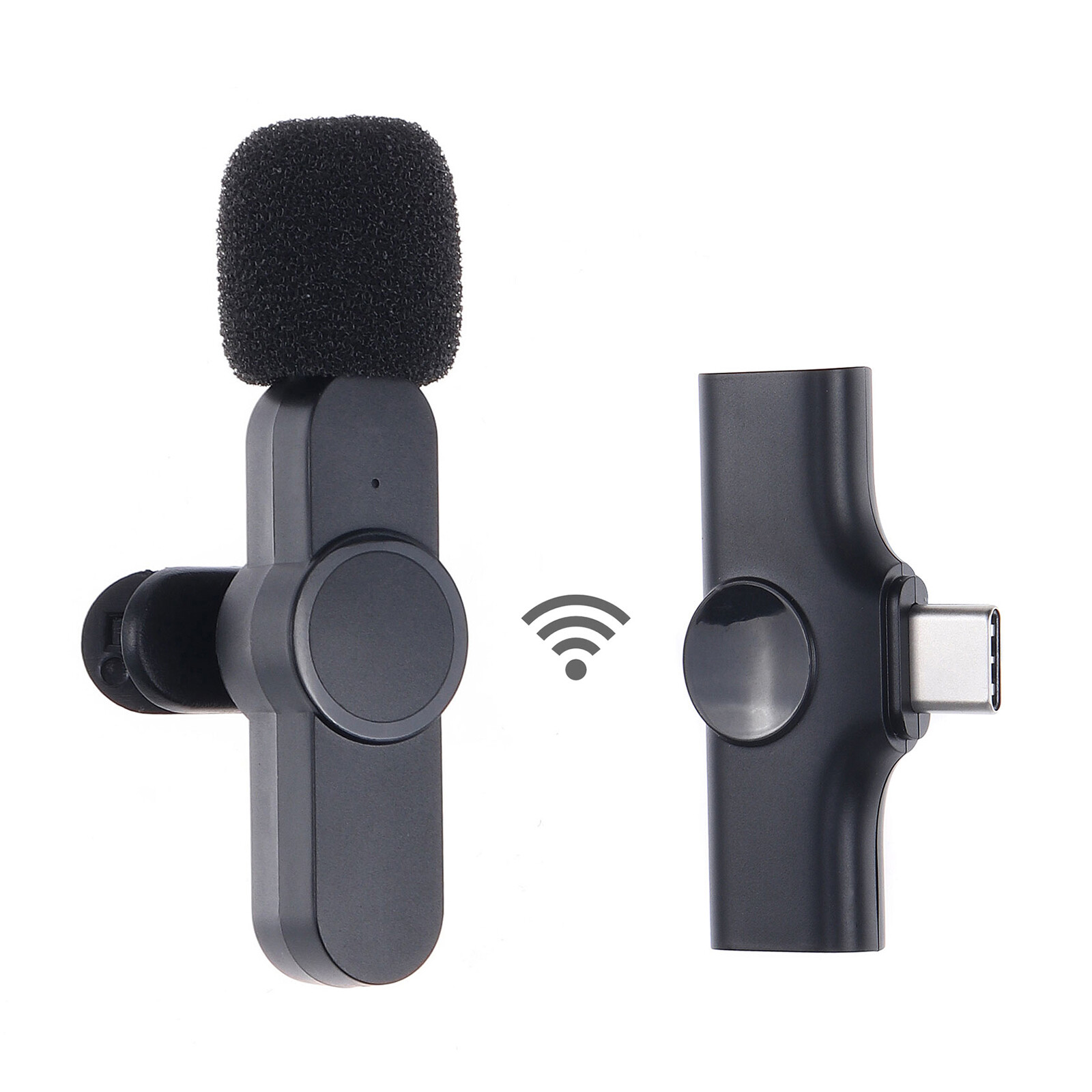 2.4G Wireless Lavalier Microphone Mic Type‑C for Phone Live Broadcasts