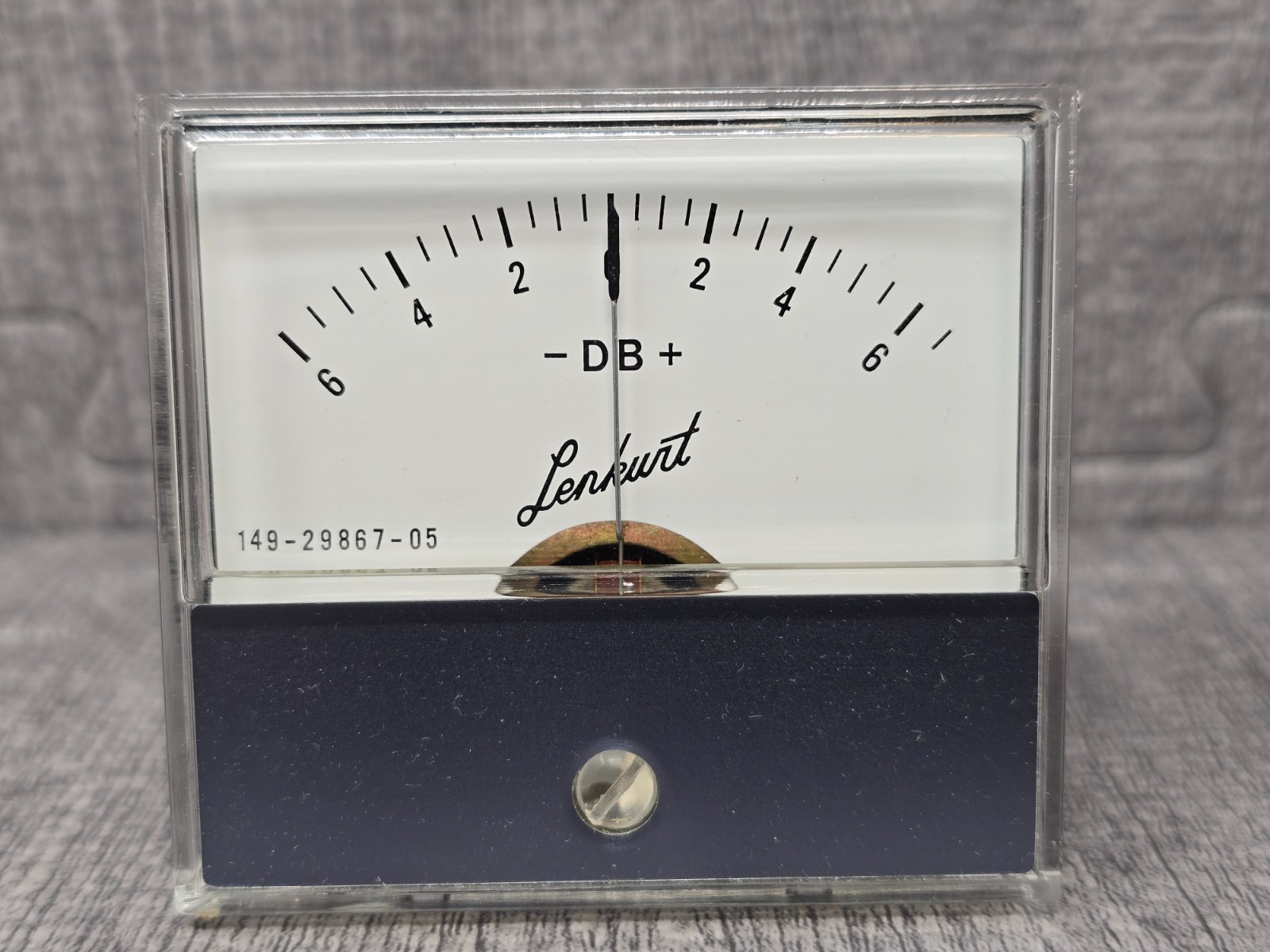 Lenkurt 149-29867-05 Panel Meter 6-6 Vintage Decibel Works Great CB Radio