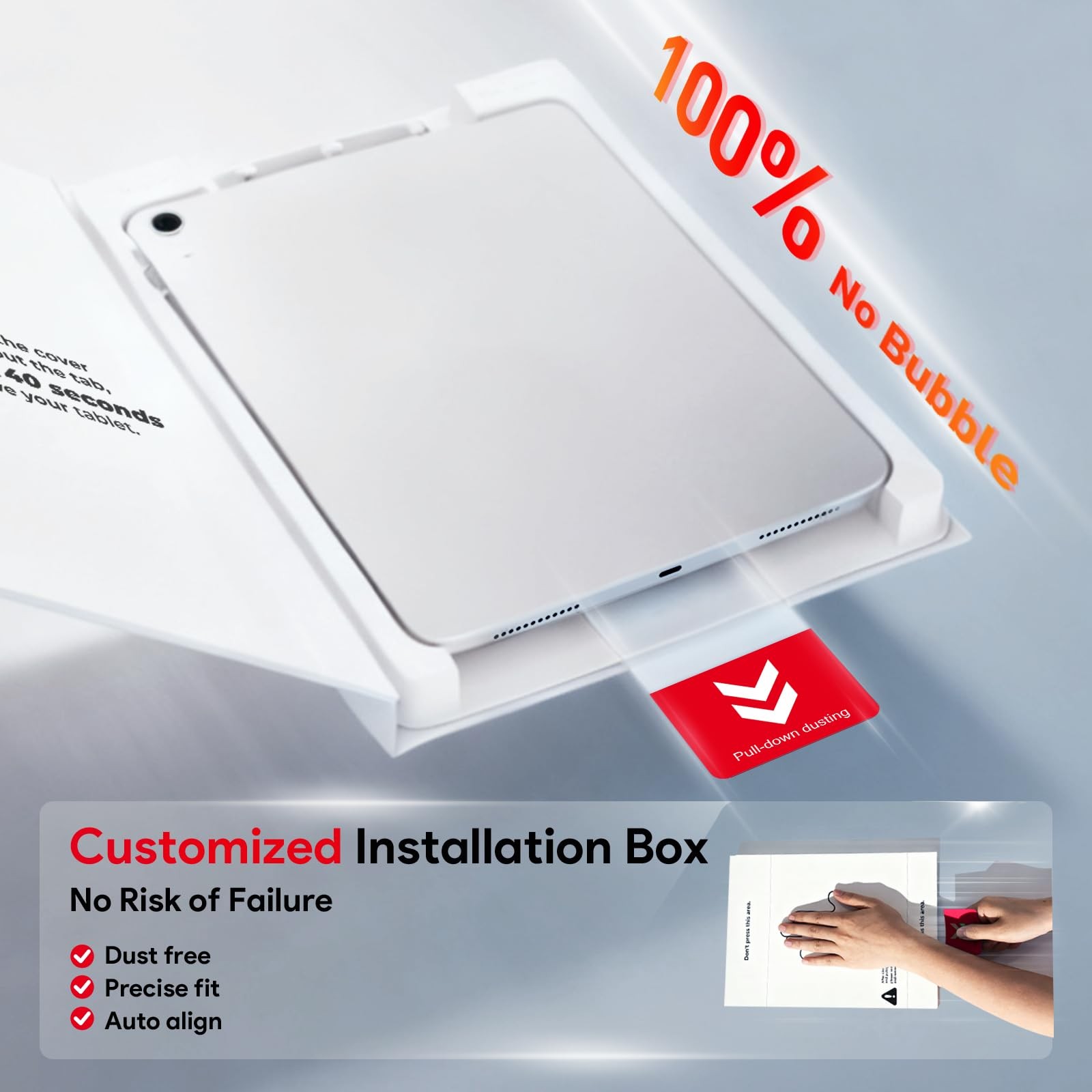 Screen Protector for iPad 11/10.9 - 2 Pack, 9H Hardness, HD Clear, Zero-Lag