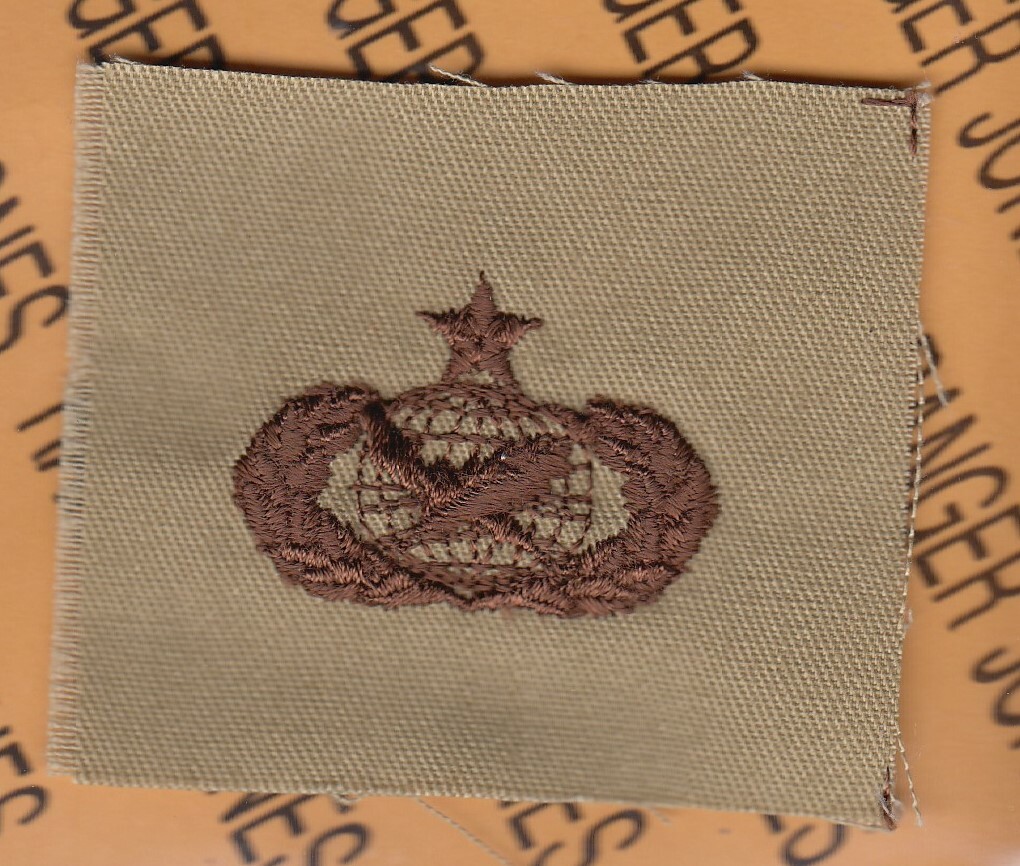 USAF Air Force Senior Public Affairs Qualification DCU desert badge patch